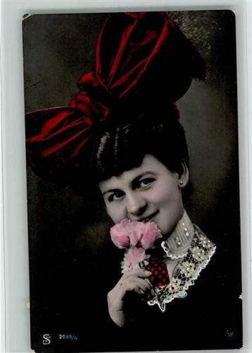 1908 Fotoverlag L.J. + F.F. Serie 2099-4 Hutmode AK