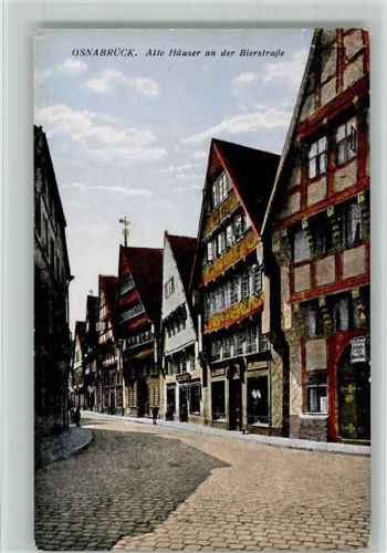 Osnabrück Alte Häuser am der Bierstraße