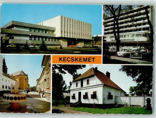 Kecskemet 1978 versch. Ansichten AK