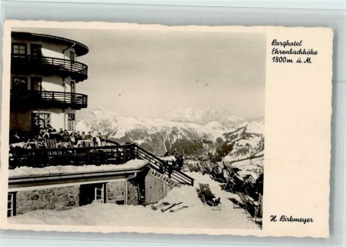 Kitzbühel Berghotel Ehrenbachhöhe Winteraufnahme Foto H. Birkmeyer