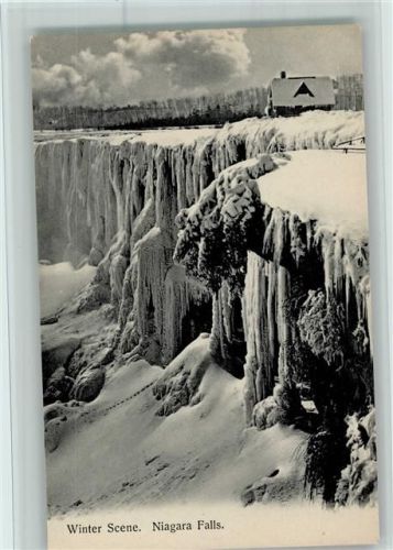 1910 Winter Scene AK Good condition