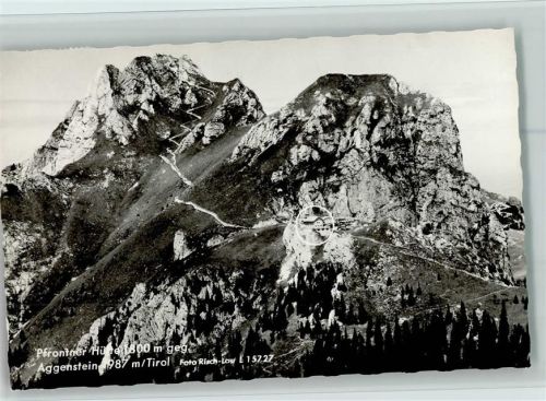 Pfrontner Hütte gegen Aggenstein Foto Risch-Lau Hüttenstempel