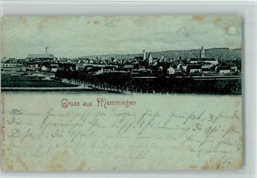 Memmingen 1898 Teilansicht