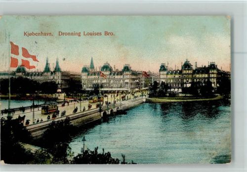Kopenhagen 1912 Dronning Louises Bro