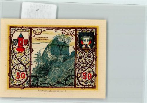 Westerburg Notgeld 50 Pf. Vasallenhaus