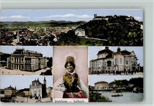 Ljubljana 1916 versch. Ansichten AK
