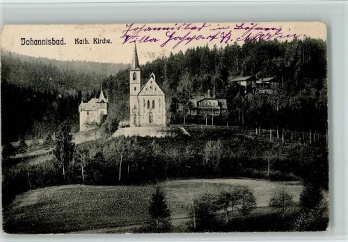 Janske Lazne Johannisbad 1917 - Kath. Kirche , Villen AK