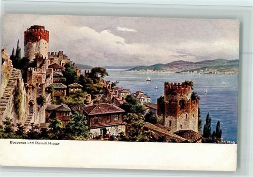 Bosporus und Rumilii Hissar - Verlag Adelfinger Serie 750 Levante Nr. 31 AK