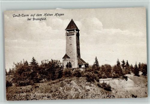 Dransfeld Gauß-Turm auf dem Hohen Hagen