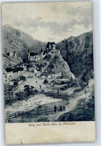 Hals Burg und Markt im Mittelalter