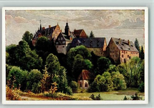 Eisenbach Schloß Eisenbach Gemälde sign. K. Lindegreen