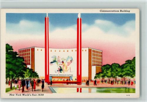 New York Worlds Fair 1939 - Serie A 6 Comm. Building