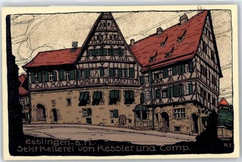 Esslingen Sektkellerei von Kessler und Comp.
