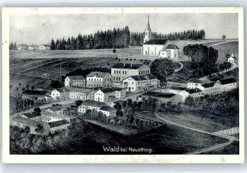 Neuötting Gesamtansicht Wald