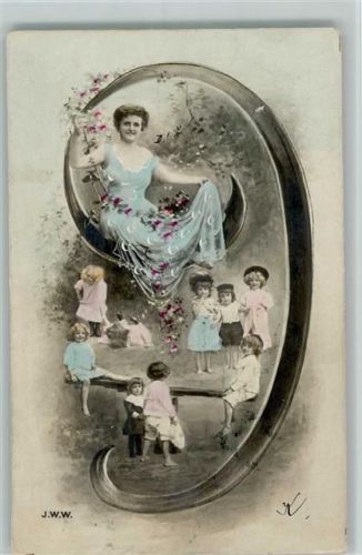 1902 Fotoverlag J.W.W. - Jugendstil, AK