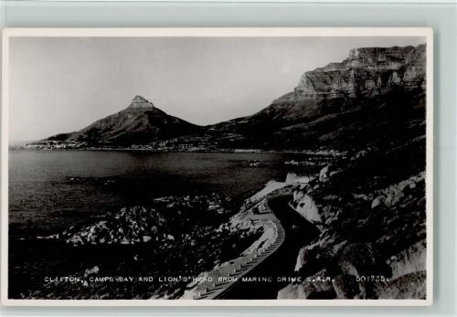 Kapstadt Clifton Camps Bay and Lions Head from Marine Drive S.A.R.