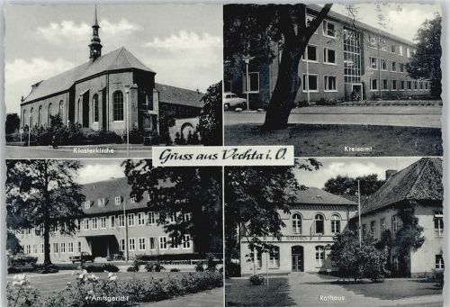 Vechta Klosterkirche Amtsgericht Rathaus Kreisamt