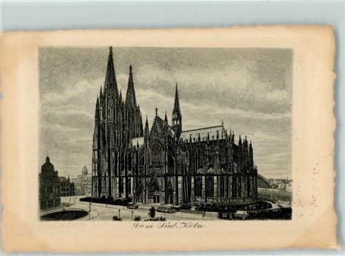 Köln Altstadt-Süd 101 Radierung Dom