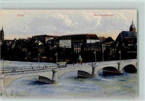 Basel Neue Rheinbrücke Tram
