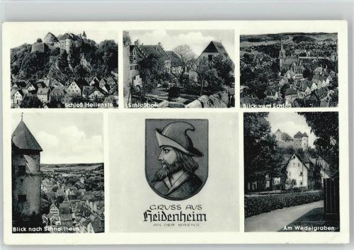 Heidenheim Schnaitheim Schloß Hellenste Schloßhof Wendelgraben