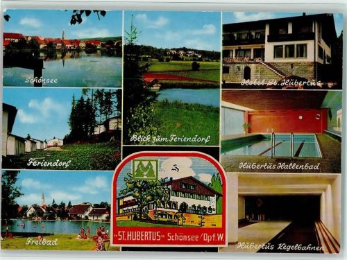 Schönsee Hotel St. Hubertus Innenansicht Kegelbahn