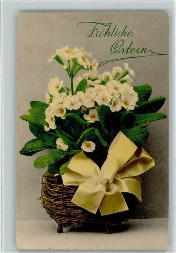 1915 Nr. 651 - Ostern - Blumenkorb AK