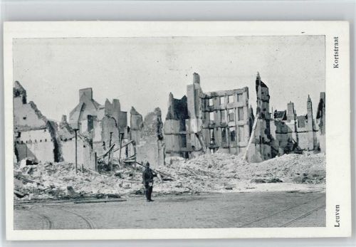 Kortstraat zerschossen WKI