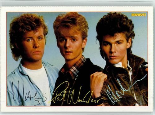 Bravo Autogrammkarte - Gruppe A-ha