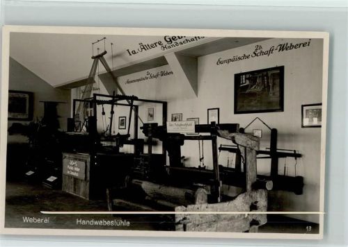 Weberei, Handwebestühle - Deutsches Museum München