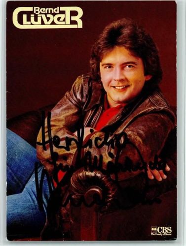 Bernd Clüver , Autogramm