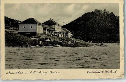Waldeck Strandbad Schloss Waldeck