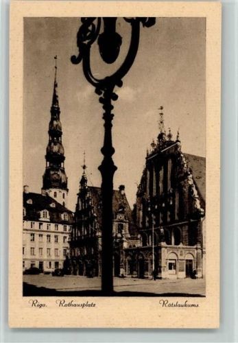 Riga Rathausplatz AK