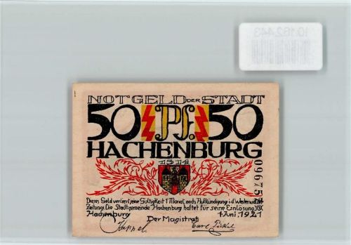 Hachenburg Notgeld
