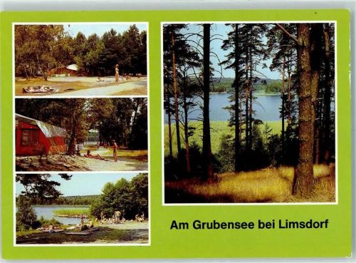 Limsdorf Am Gruensee Badestrand Zeltplatz