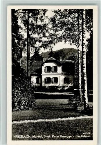 Krieglach Peter Roseggers Sterbehaus