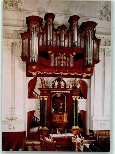 Kirchheimbolanden Paulskirche Blick auf Altar Kanzel Orgel