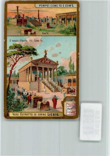 Peompei - Sammelbild Liebig