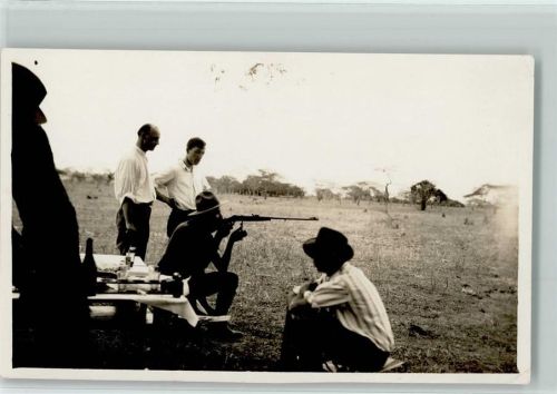 Schützenfest 1930 im Ausland - Schießstand