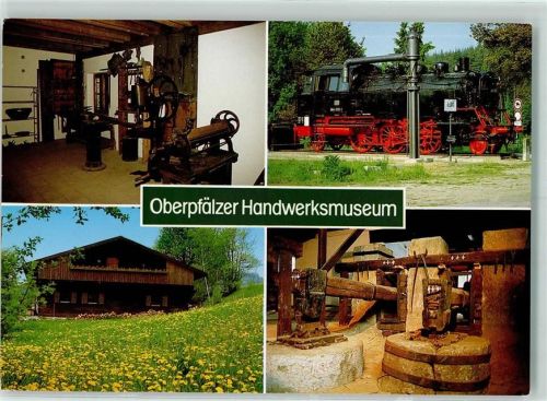 Hillstett Oberpfälzer Handwerksmuseum historische Maschinen Dampflok Hammerschmiede Amboss