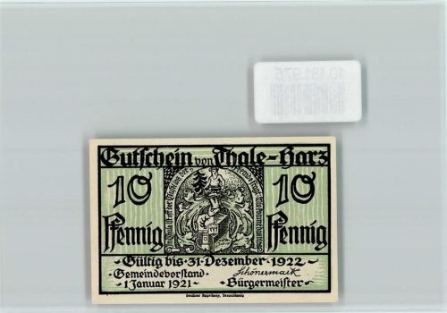 Thale Notgeld