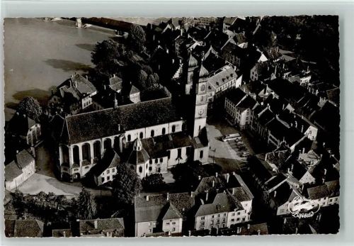 79713 W7880 Bad Säckingen - Luftaufnahme Fridolinkirche