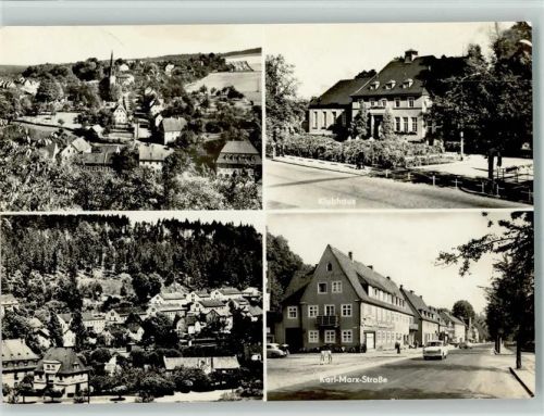 Kurort Berggießhübel Klubhaus Karl-Marx-Straße