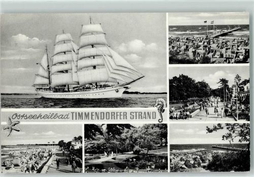 Timmendorf 3-Mast Segelschiff