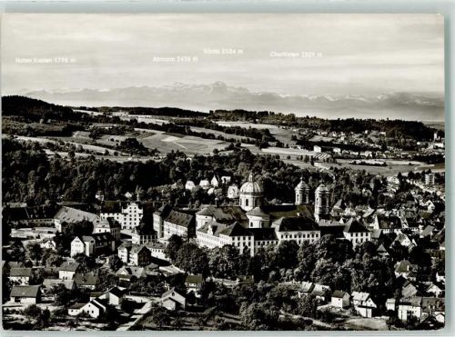 Weingarten Benediktinerkloster Fliegeraufnahme