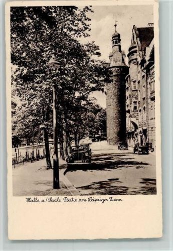 Halle Partie am Leipziger Turm