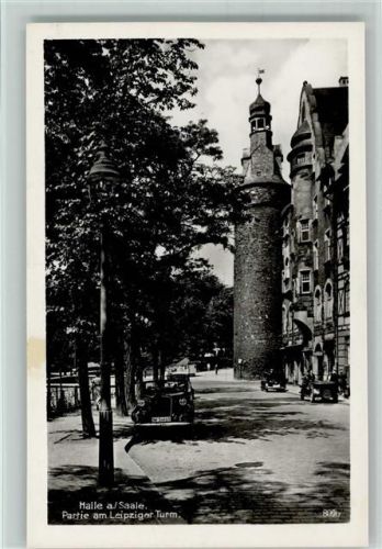 Halle Partie am Leipziger Turm