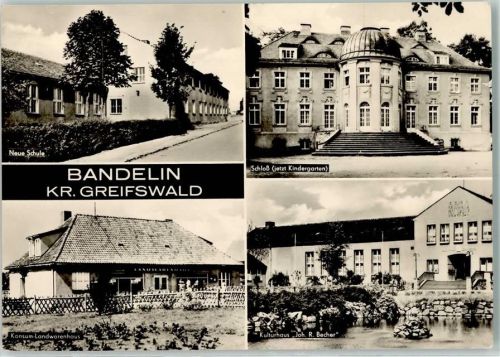 Bandelin Neue Schule Schloss Jetzt Kindergarten Konsum-Landwarenhaus Kulturhaus Joh. R. Becher