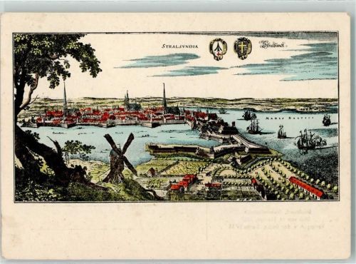 Stralsund Stich von Merian 1650