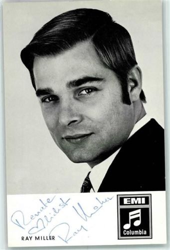 Ray Miller Originalautogramm Schlagersänger