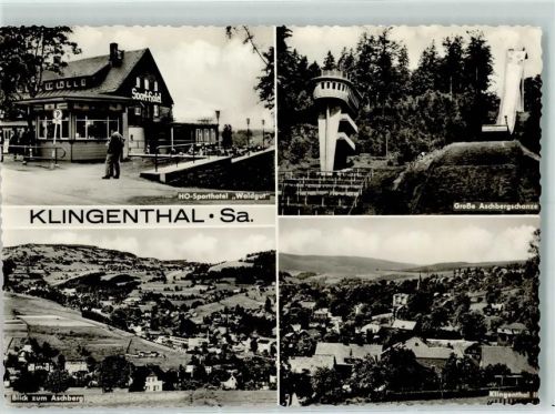 Klingenthal Aschbergschanze Gasthaus Waldgut
